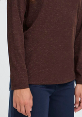 Top Bruin Glitter-Rebel LS