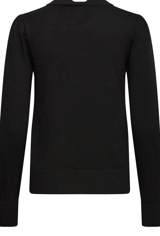 Trui Zwart-Luls Puff Pullover