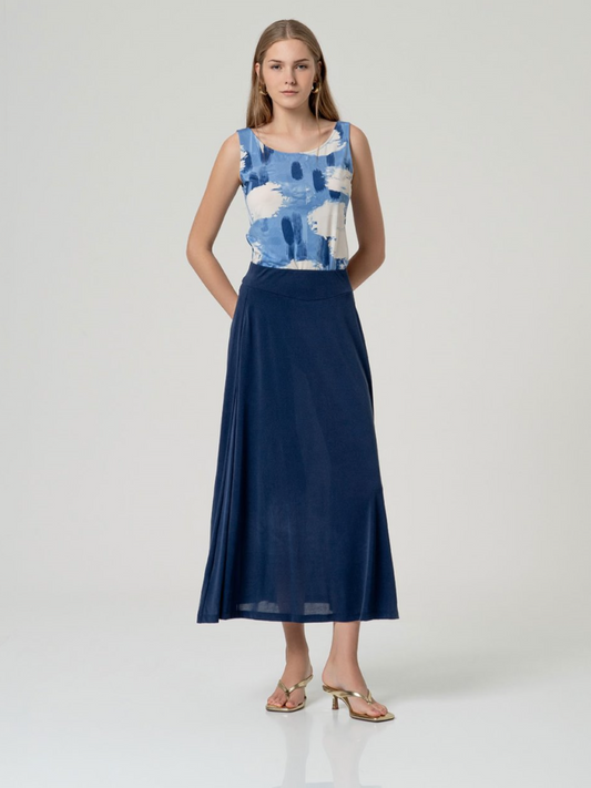 Rok Blauw-Bamo Skirt