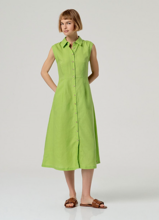Jurk Groen-Nape Dress