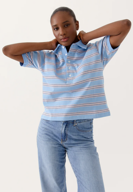 Polo Blauw-Polo Azelia