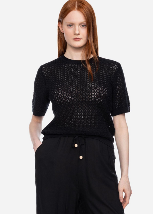 Top Ajour Zwart-Shirt Nanet (Gots Organic)