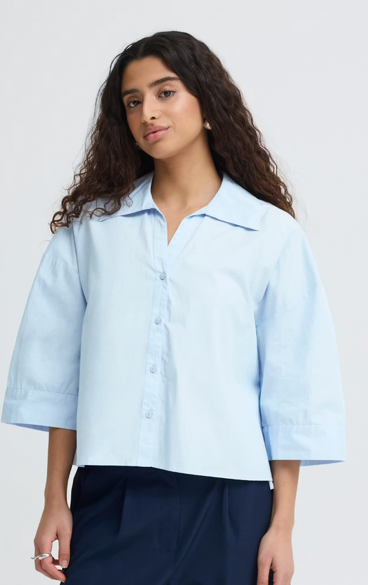 Bloes Blauw-Luanne Blouse