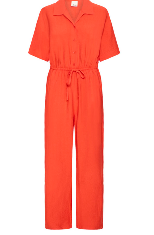 Broekpak Rood-Fazima Jumpsuit