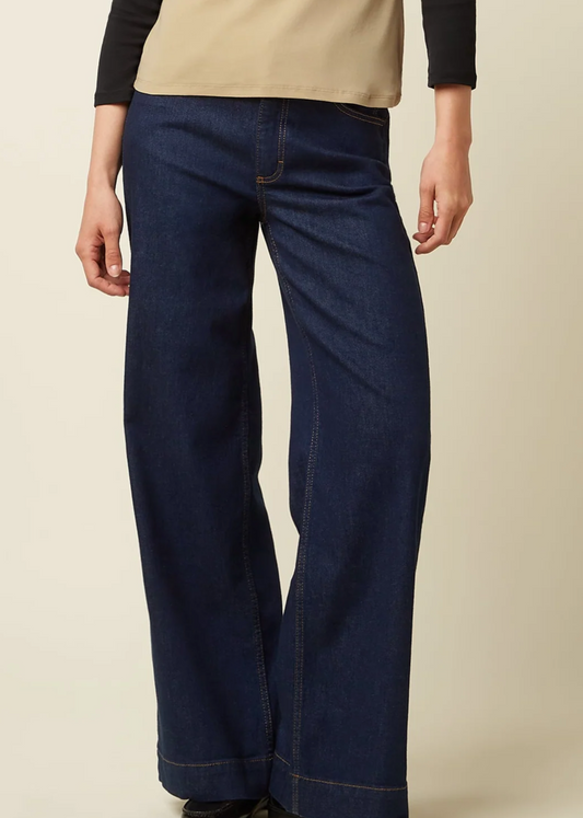 Broek Wijd-Paige Onyx Pants