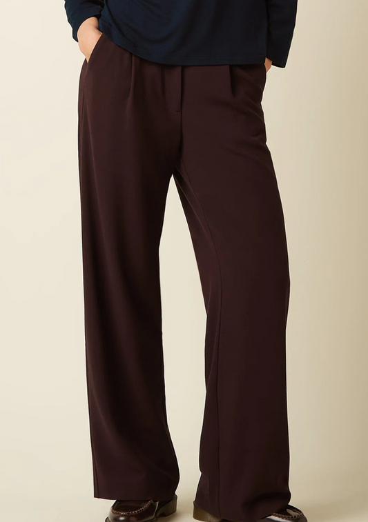 Broek Bruin-Lynn Crèpe Pants