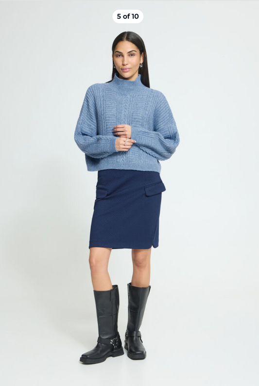 Trui Blauw-Mylle Pullover