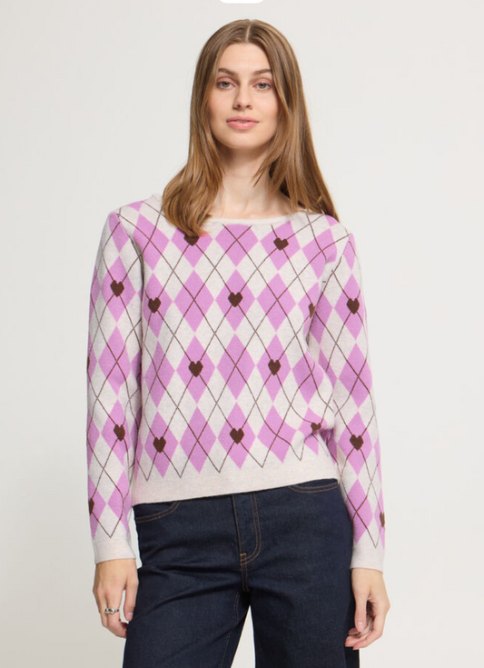 Trui Ruit-Brielle Pullover