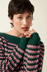 Trui Print-Erin Top Flora