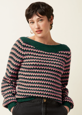 Trui Print-Erin Top Flora
