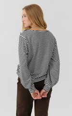 Trui Streep Grijs-Stella Sweat