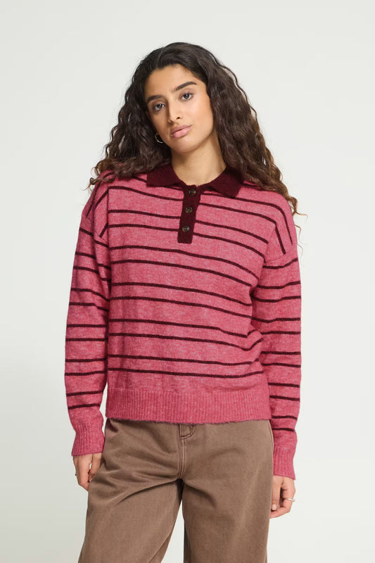 Trui Streep-Sage Pullover