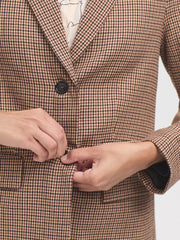 Colbert Ruit-Houndstooth Blazer