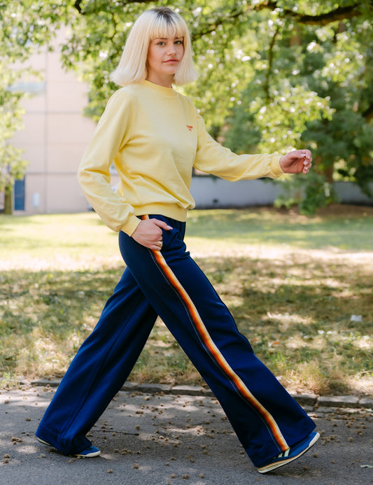 Broek Blauw-Rainbow Vibe Lovers (Gots Organic)