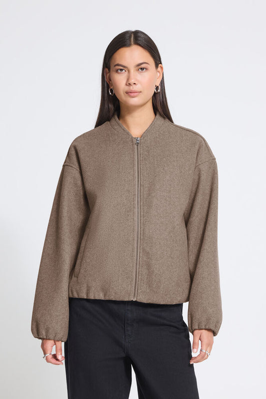 Jasje Taupe Bomber-Ihblazer