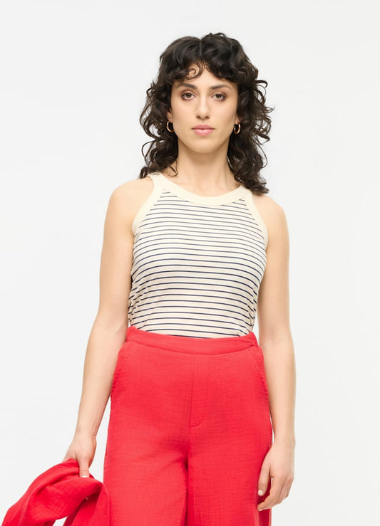 Top Streep-Sunset Glow Top (Gots Organic)