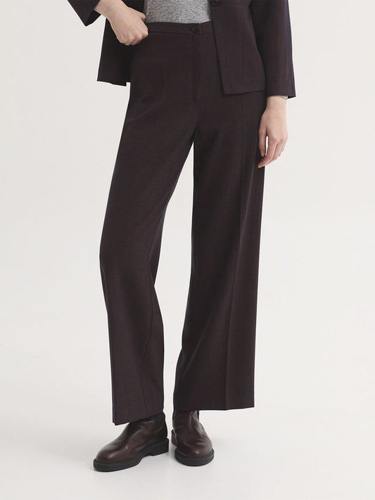 Broek Bordeaux-Melange Trousers