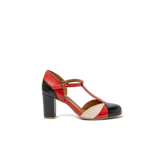 Schoen Multi-Magnolia Red/Black/Beige