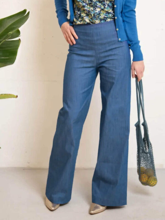 Jeans Blauw-Marlene Pants Light Denim (Fairtrade)