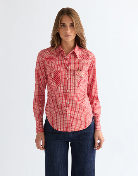 Bloes Ruit-Western Shirt Scarlett