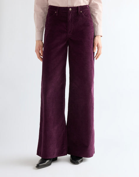 Broek Paars-Canyon Rib Pants