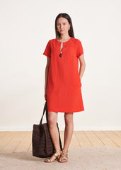 Jurk Rood-Pompei Robe
