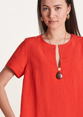 Jurk Rood-Pompei Robe