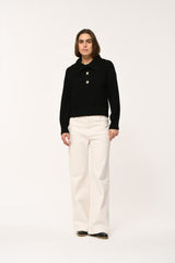 Trui Zwart-Ermite Pullover