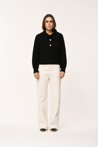 Trui Zwart-Ermite Pullover