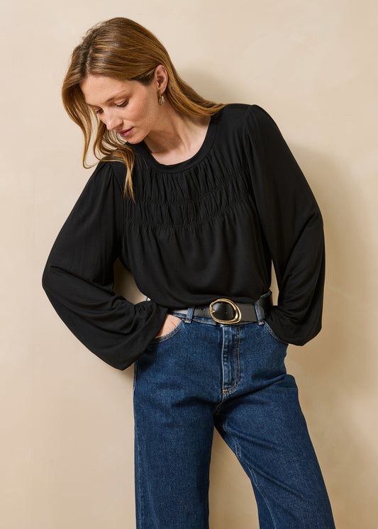 Top Zwart-Gurvan Shirt