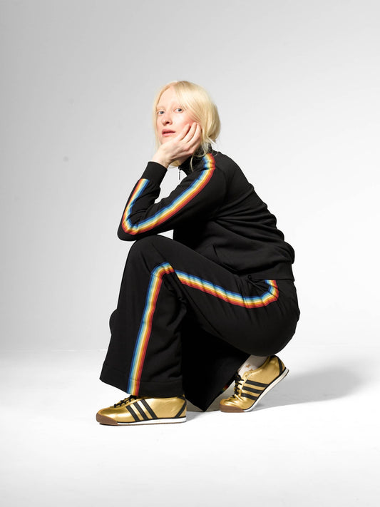 Broek  Zwart-Rainbow Vibe Trousers (Gots Organic)