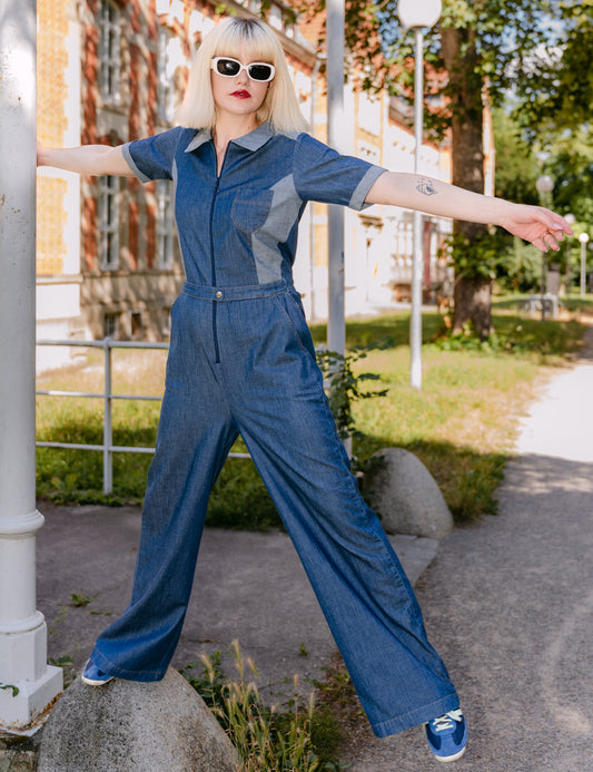 Jumpsuit Jeans-Sunset Roller Jumpsuit (Gots Organic)