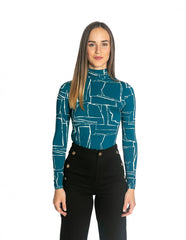 Top Print-Carmelite Top