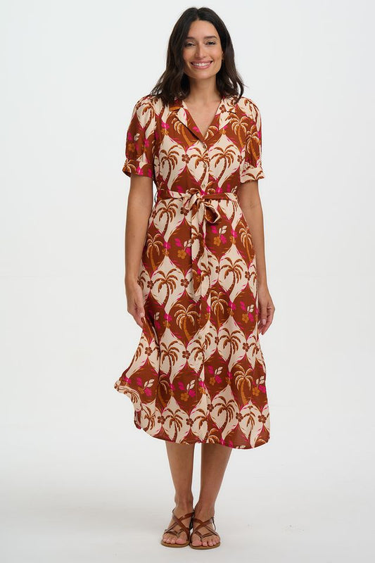 Jurk Bloem-Penelope Shirt Dress
